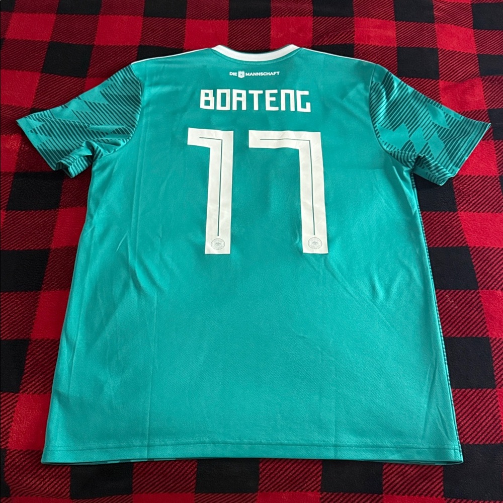 RARE Germany 🇩🇪 #17 Jerome Boateng Adidas 2018 FIFA World Cup Away Jersey